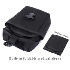 Tactical Molle Medical First Aid Kit IFAK Bag Outdoor Emergency Survival Pouch Camping Rip Away EMT Tools Bag