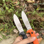 AGK High Hardness Straight Knife Lightweight and Durable Two-handed Design Outdoor Camping Survival Adventure Cutting Knife