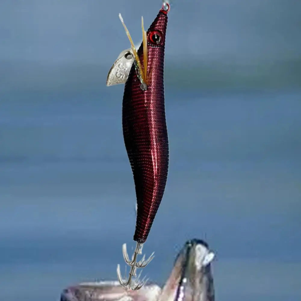 Glowing Squid Jigs Saltwater Shrimp Lures Fluorescent Artificial Fishing Baits Realistic Freshwater Fish Luring Tools supplies