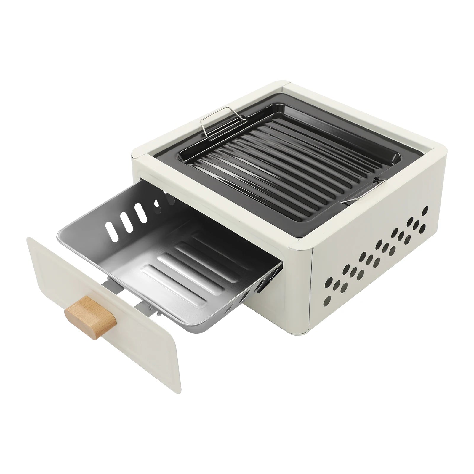 31*31*13.5cm Square Tabletop Barbecue Stove, Outdoor Bbq Grill, Barbecue Grill For Outdoor Cooking