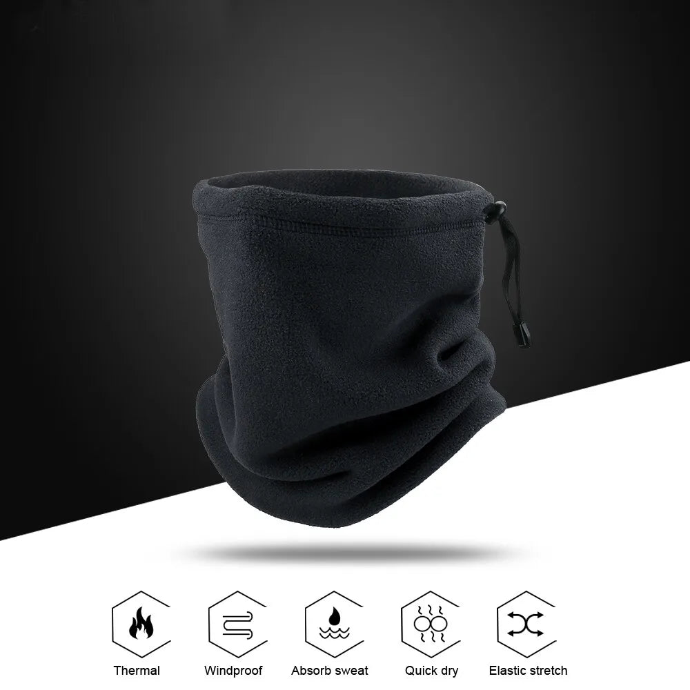 Winter Neck Warmer Gaiter Adjustable Scarf Hiking Cycling Sports Windproof Fleece Ski Face Mask for Men Women Cold Weather
