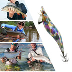 Glowing Squid Jigs Saltwater Shrimp Lures Fluorescent Artificial Fishing Baits Realistic Freshwater Fish Luring Tools supplies