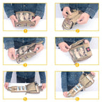 Tactical Molle First Aid Kid Bag Utility Pouch Outdoor Hiking Hunting Emergency Medical Bag Waist Pack Survival Medic Bag