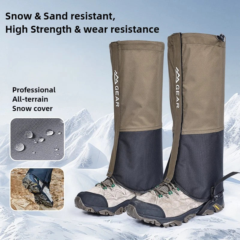 Hiking Gaiters Outdoor Travel Leg Warmers Waterproof