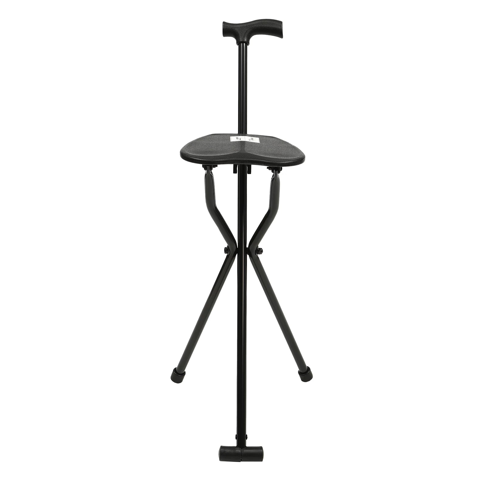 Walking Stick Cane Chair Folding Cane with Seat 35.4 Inches Tall and Supports up to 249.12lbs