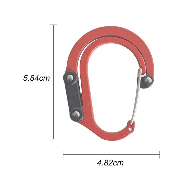 Carabiner Rotating Hook Clip Non-Locking Strong Clips