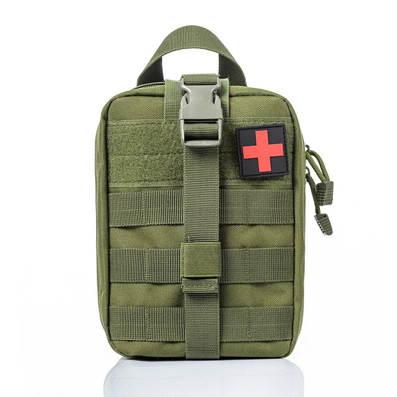 1000D Molle Ifak Pouch Rip Away Tactical Away Medical Pouch Empty Military First Aid Pouch Bag Only for Camping Hiking Travel