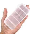 5 Compartments Fishing Tackle Box Plastic Waterproof fishing equipment Fish Lure Hook Bait Storage Case Organizer Container