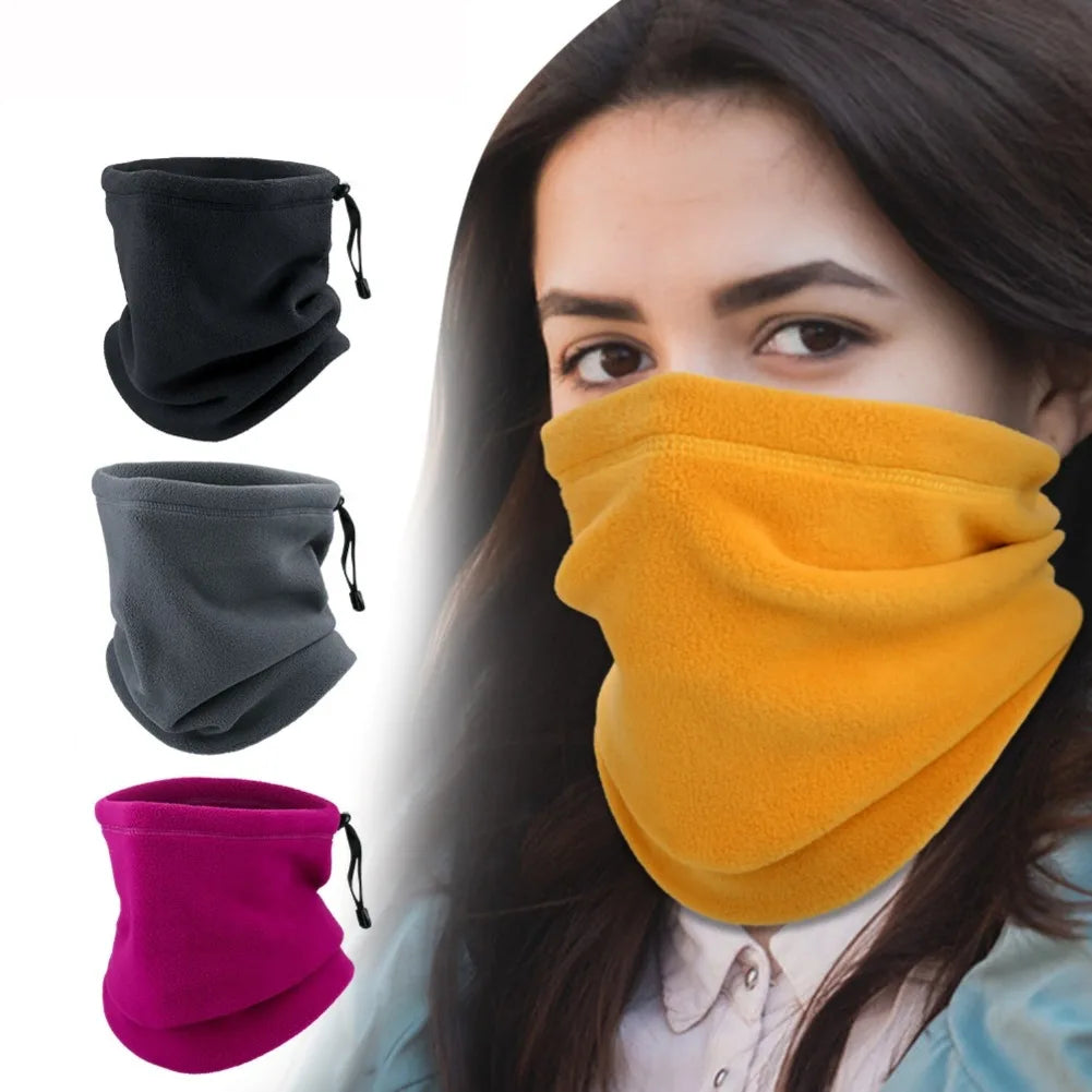 Winter Neck Warmer Gaiter Adjustable Scarf Hiking Cycling Sports Windproof Fleece Ski Face Mask for Men Women Cold Weather
