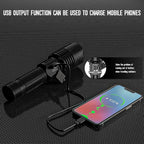 Rechargeable Flashlight, Super Bright LED Flashlights with 4 Modes, High Powered Handheld Flash Light