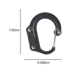 Carabiner Rotating Hook Clip Non-Locking Strong Clips