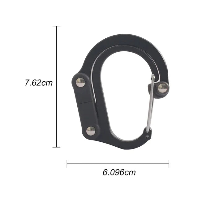 Carabiner Rotating Hook Clip Non-Locking Strong Clips