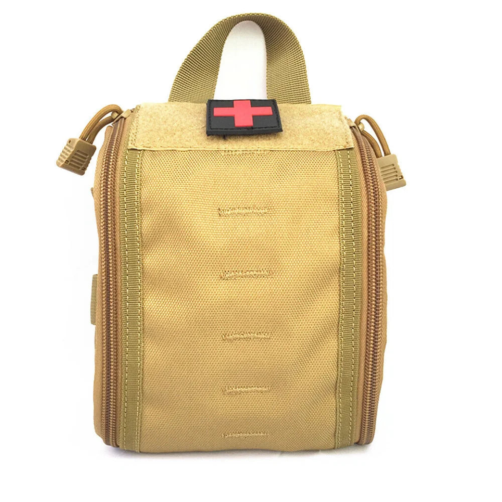 Tactical Molle First Aid Kid Bag Utility Pouch Outdoor Hiking Hunting Emergency Medical Bag Waist Pack Survival Medic Bag