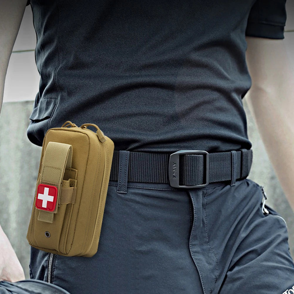 Tactical Medical First Aid Kit Rip-away EMT IFAK Survival Molle Pouch Empty Bag 1000D Tourniquet Holder Waist Bag