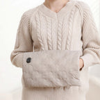 Electric Hand Warmer Electric Heated Gloves 3 Heating Level Hand Warmer Pouch USB Charging Soft Heating Mitts for Winter