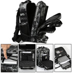 45L Tactical Backpack Hunting Rucksack with Dual Cup Holders  Outdoor camping equipment back pack
