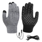 Electric Heated Gloves Winter Gloves Motorcycle Bicycle Snowboard Thermal Windproof Gloves Warm Touch Screen Full Finger Gloves