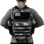45L Tactical Backpack Hunting Rucksack with Dual Cup Holders  Outdoor camping equipment back pack
