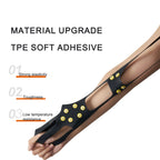 1Pair 10 Teeth Snow Ice Claw Climbing Anti-Slip Ice Grips Shoe Spikes Crampon Cleats Sport Shoes Cover for Walking Hiking Boots