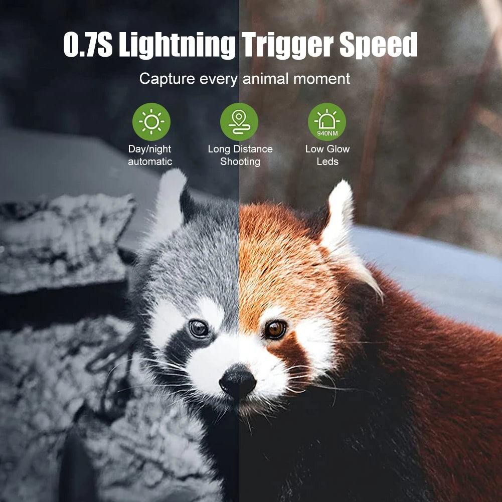 Hunting Trail Camera 16MP 1080P 940nm Infrared Night Vision Motion Activated