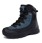 Men's mountain climbing motorcycle boots, outdoor hiking boots, fashionable boots