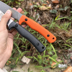 AGK High Hardness Straight Knife Lightweight and Durable Two-handed Design Outdoor Camping Survival Adventure Cutting Knife