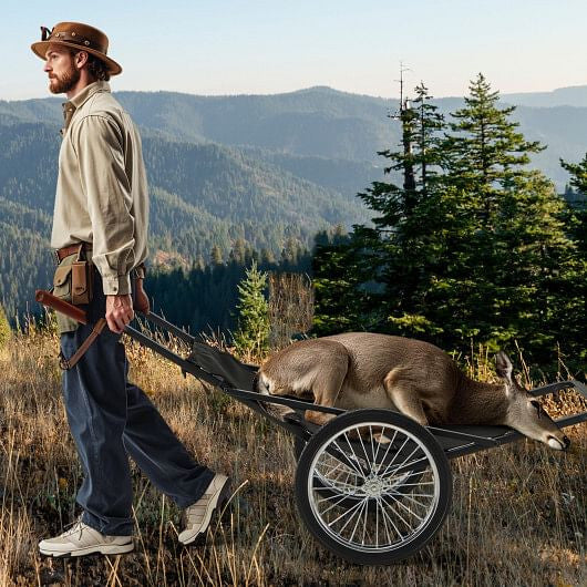550 LBS Folding Deer Game Cart