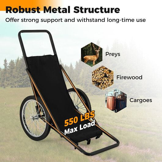 550 LBS Folding Deer Game Cart