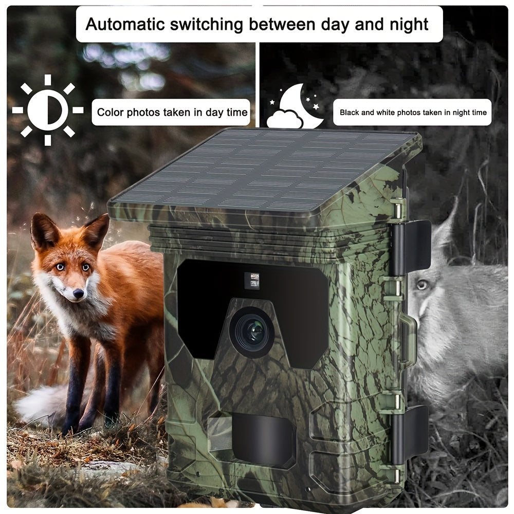 Solar-Powered 4K Wildlife Trail Cam