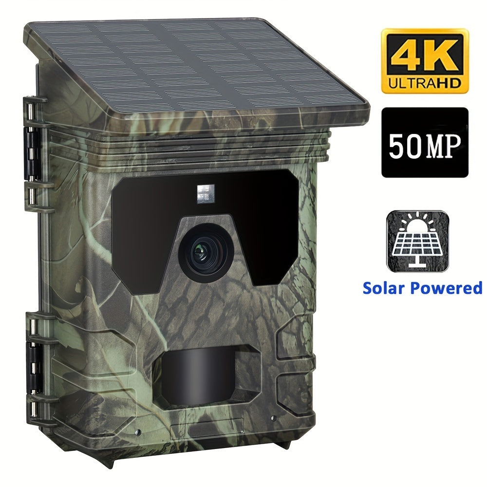 Solar-Powered 4K Wildlife Trail Cam