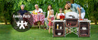 SucceBuy Camping Kitchen Table Folding Outdoor Cooking Table w/Storage Carrying Bag Aluminum Cook Station