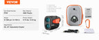 VEVOR 1300 Yards Golf Rangefinder Laser Golfing Hunting Range Finder 6X Magnification Flag Pole Lock Vibration Slope USB Charge